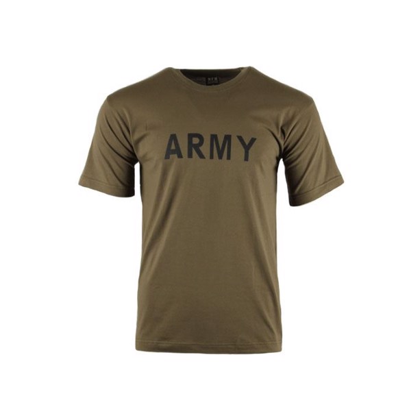 ARMY t-shirt med rund hals